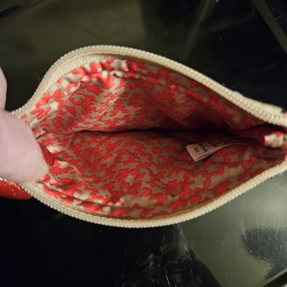 #636 Vera Bradley Tan Quilted Multicolor Coin Purse - Picture 4 of 6